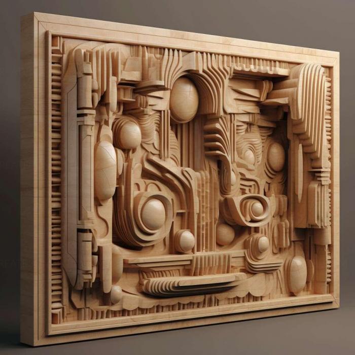 نموذج ثلاثي الأبعاد لآلة CNC 3D Art 